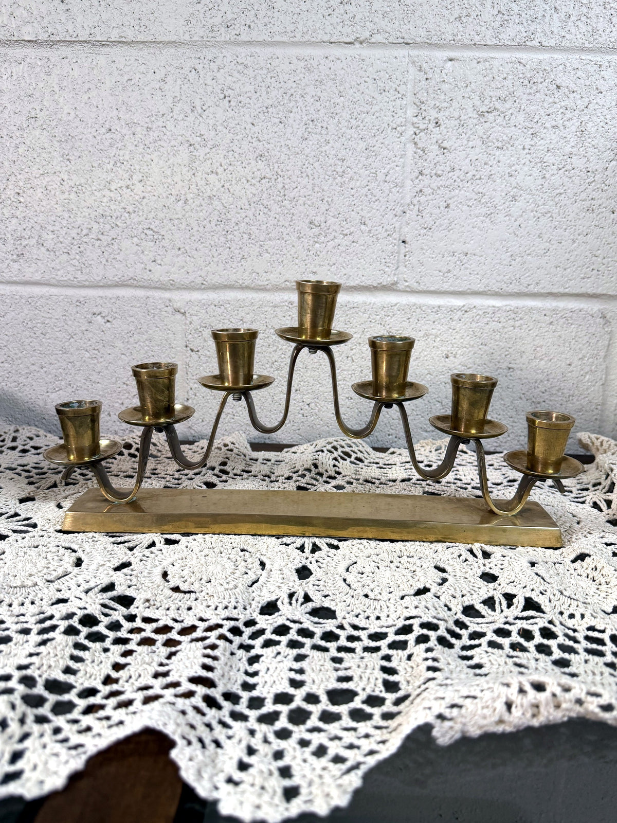 Vintage Brass Candelabra
