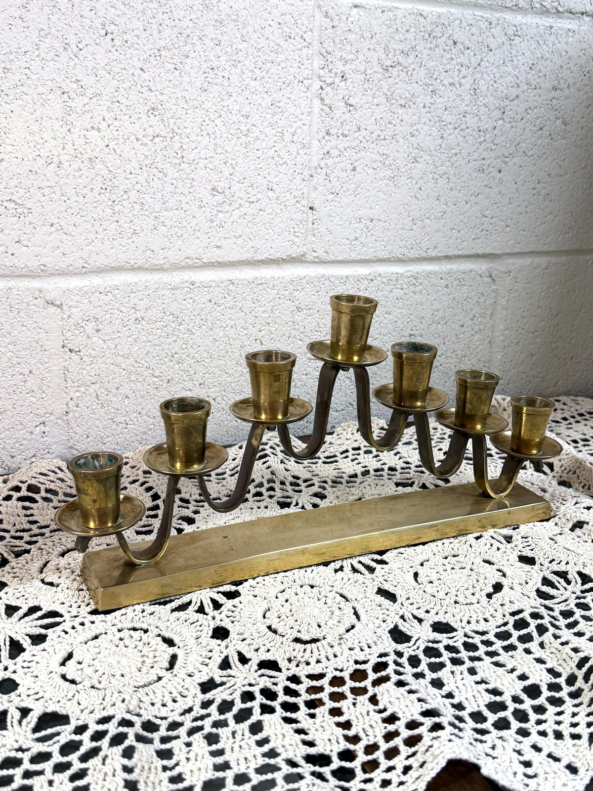 Vintage Brass Candelabra