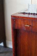 Vintage Mahogany Bar Cart & Bar Stand — Saginaw Furniture Shops