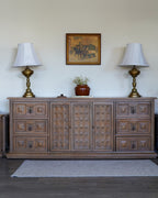 Vintage Spanish/Mediterranean Style Dresser with Matching Nightstands (Set)