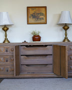 Vintage Spanish/Mediterranean Style Dresser with Matching Nightstands (Set)