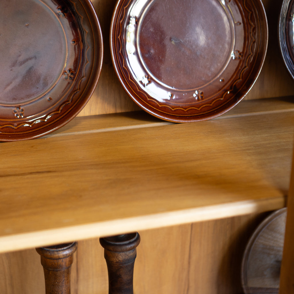 Vintage Spanish Colonial Hutch | Rustic Cabinet with Shelving & Drawers
