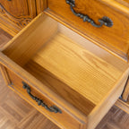Vintage Spanish Colonial Hutch | Rustic Cabinet with Shelving & Drawers