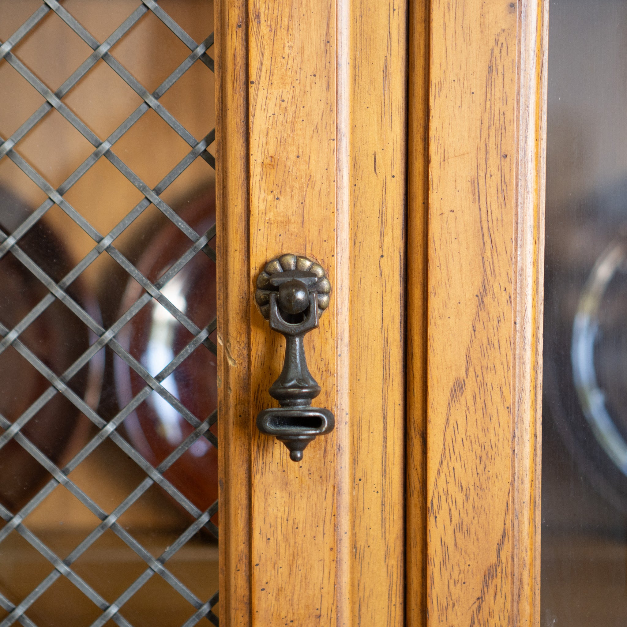 Vintage Spanish Colonial Hutch | Rustic Cabinet with Shelving & Drawers