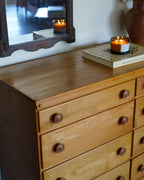 Vintage Solid Maple Dresser