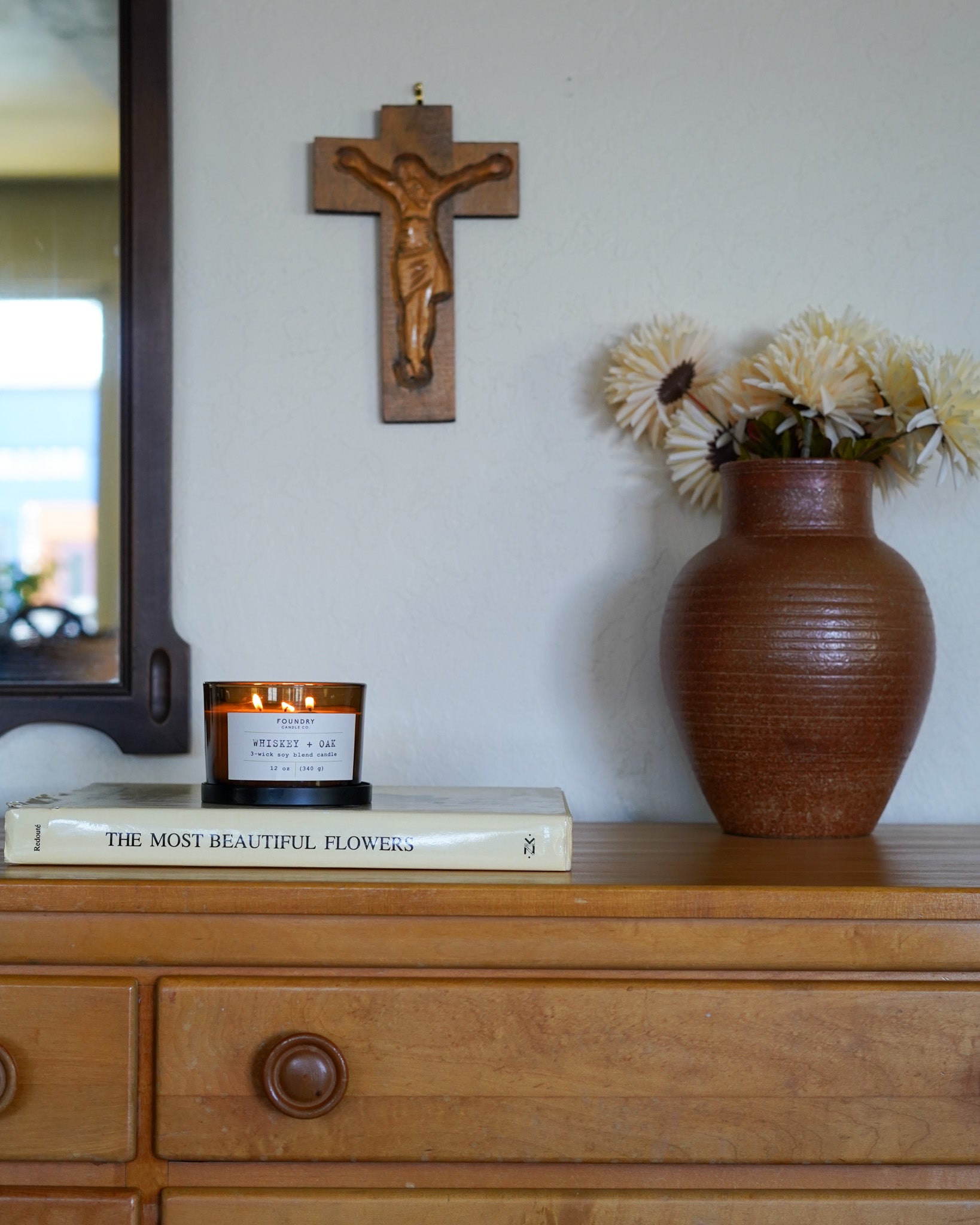 Vintage Solid Maple Dresser
