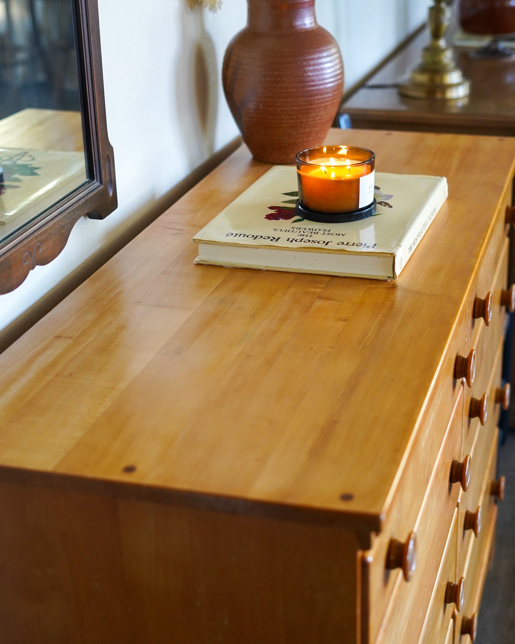 Vintage Solid Maple Dresser
