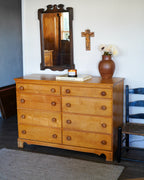 Vintage Solid Maple Dresser