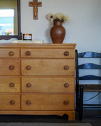 Vintage Solid Maple Dresser
