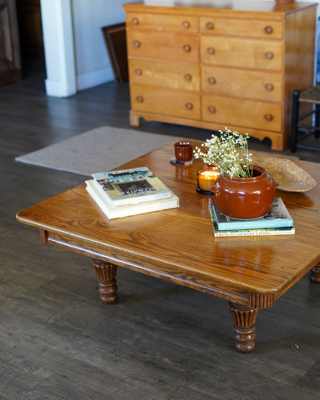 Vintage Oak Coffee Table