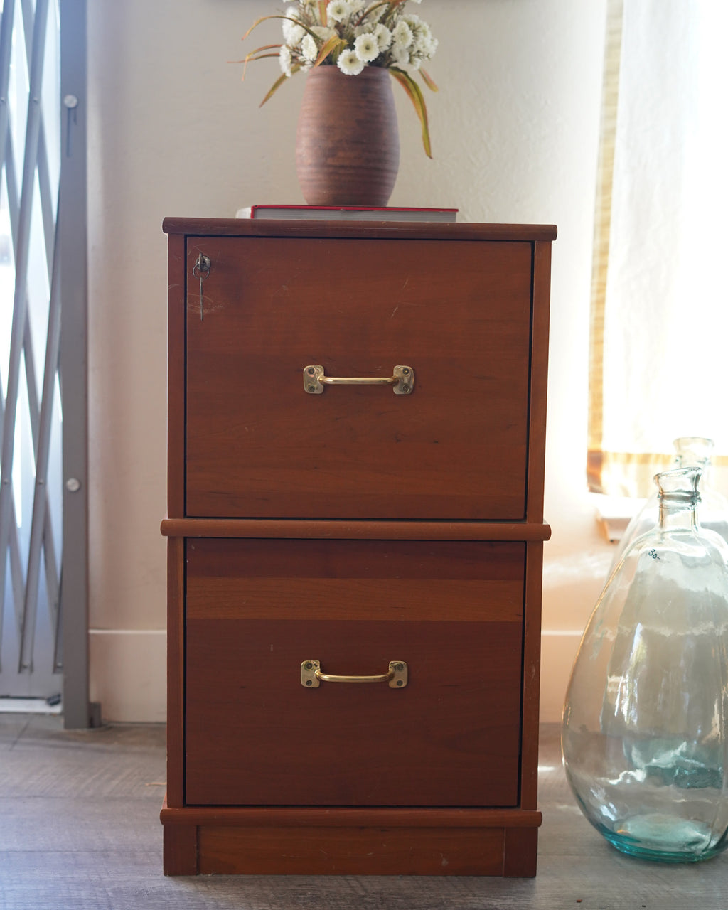 Vintage Office Cabinet with Key | San Jose