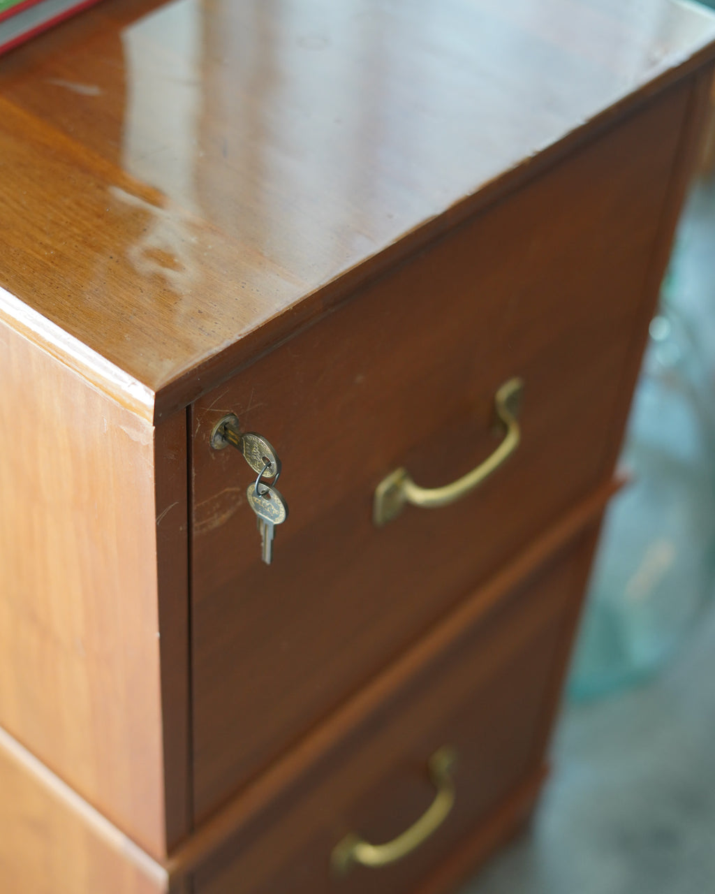 Vintage Office Cabinet with Key | San Jose