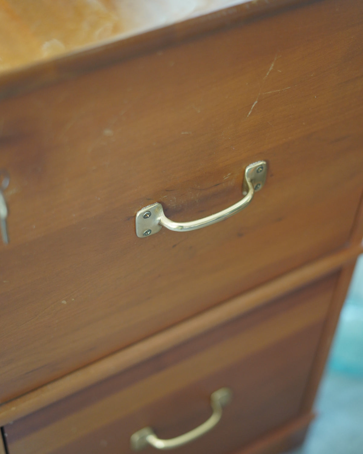 Vintage Office Cabinet with Key | San Jose