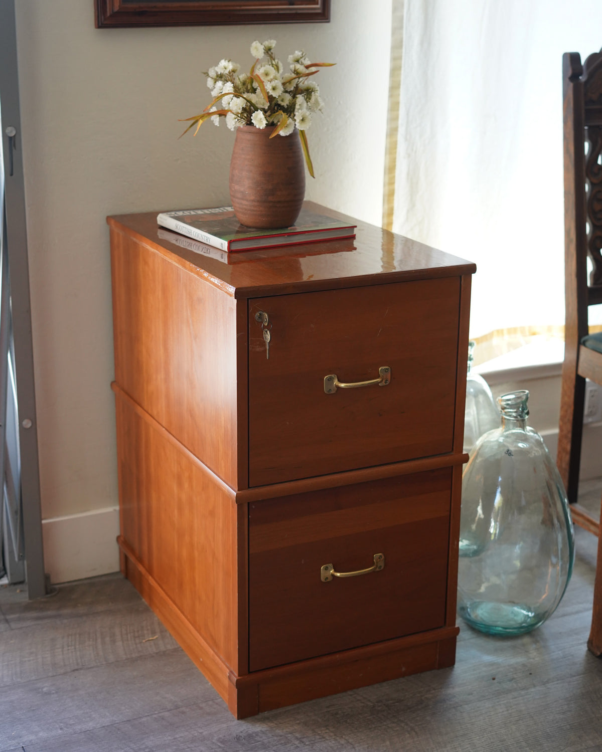 Vintage Office Cabinet with Key | San Jose