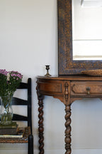 Vintage Spindle-Leg Console Stand