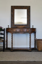 Vintage Spindle-Leg Console Stand